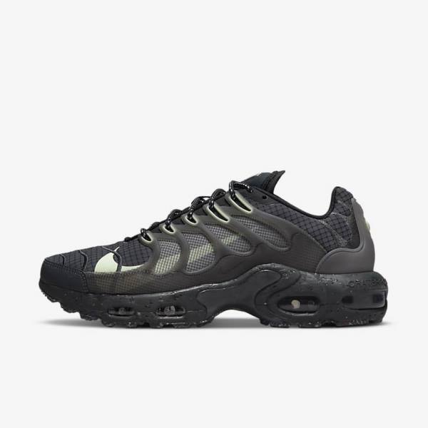 Nike Air Max Terrascape Plus Muške Tenisice Crne Tamno Sive Svijetlo Zelene | NK364XWT