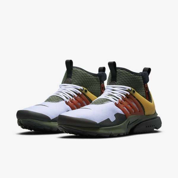 Nike Air Presto Mid Utility Muške Tenisice Tamno Sive Zelene Crne | NK672YMV