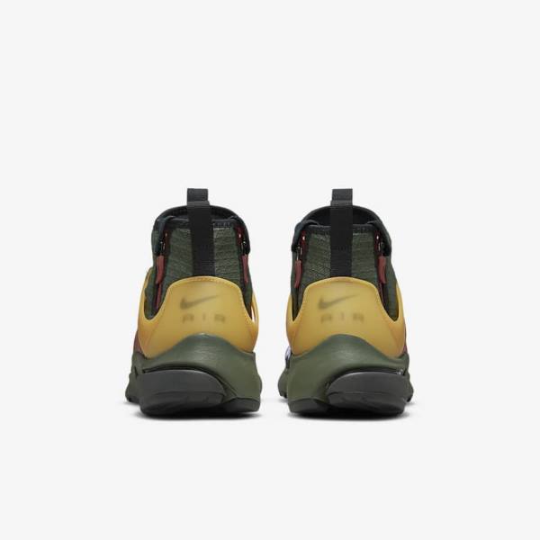 Nike Air Presto Mid Utility Muške Tenisice Tamno Sive Zelene Crne | NK672YMV