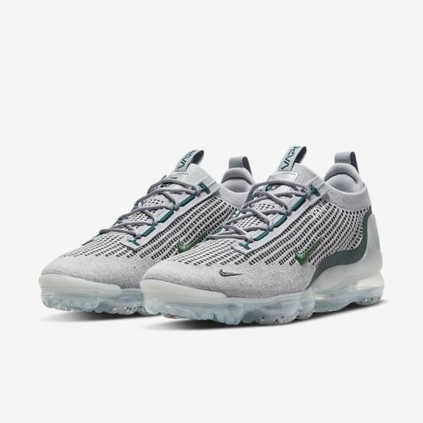 Nike Air VaporMax 2021 FK SE Muške Tenisice Svijetlo Bež Metalne Srebrne Tamno Tirkizne | NK795ART