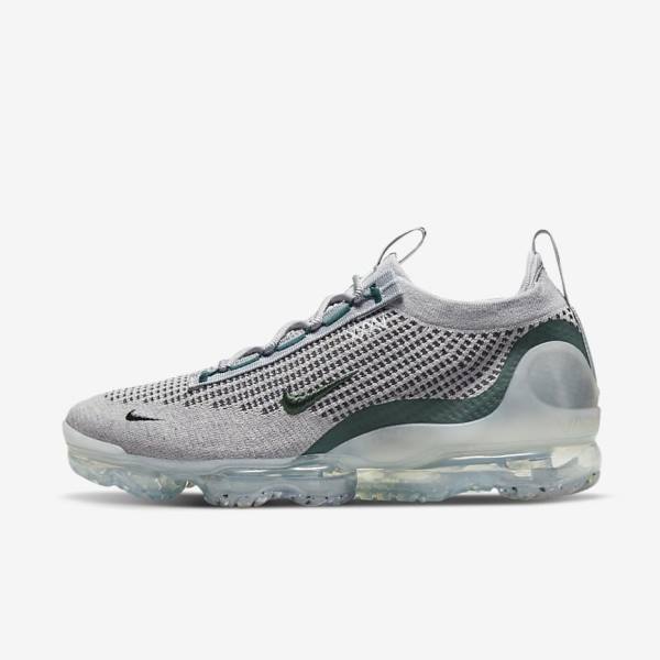 Nike Air VaporMax 2021 FK SE Muške Tenisice Svijetlo Bež Metalne Srebrne Tamno Tirkizne | NK795ART