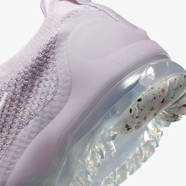 Nike Air VaporMax 2021 FK Ženske Tenisice Svijetlo Roze Bijele Metalne Srebrne Ljubičaste | NK046FDR