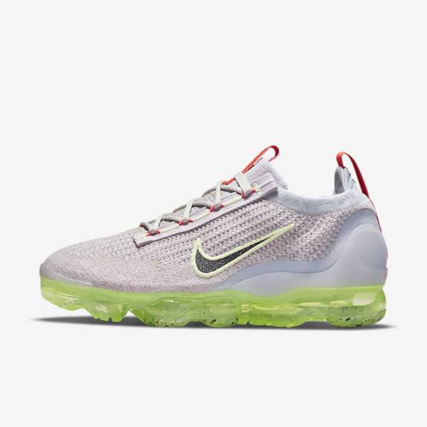 Nike Air VaporMax 2021 FK Ženske Tenisice Svijetlo Bež Svijetlo Zelene Crne | NK156EKH