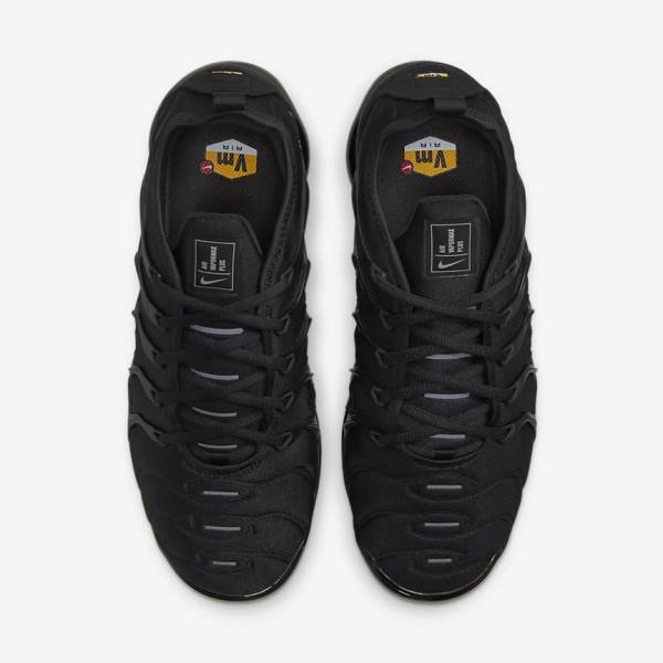 Nike Air VaporMax Plus Muške Tenisice Crne Tamno Sive | NK167SLV