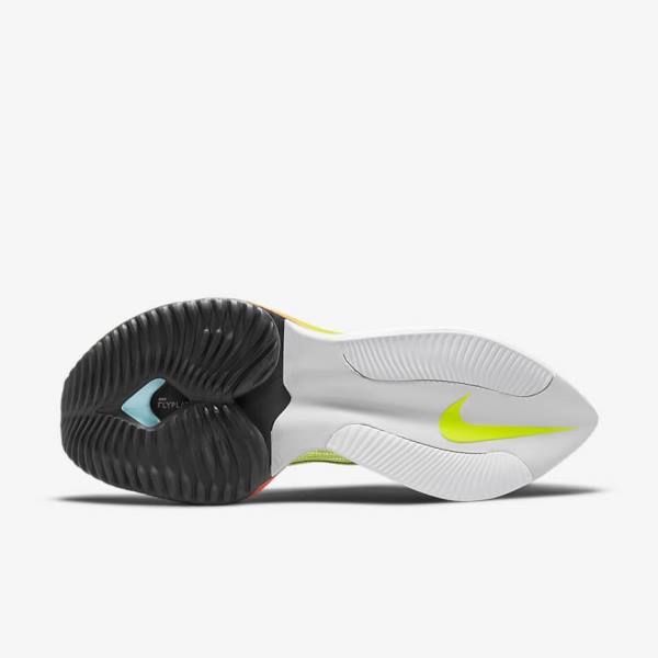 Nike Air Zoom Alphafly NEXT% Flyknit Road Racing Muške Tenisice Za Trčanje Mango | NK514PNW