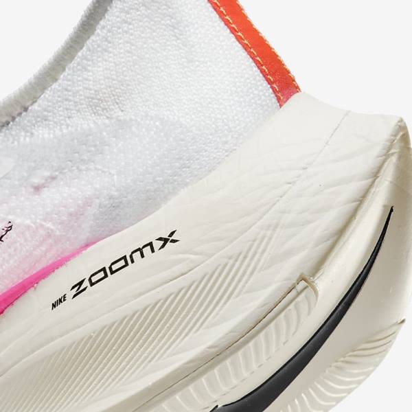 Nike Air Zoom Alphafly NEXT% Flyknit Road Racing Ženske Tenisice Za Trčanje Bijele Crne Crne | NK987TGR