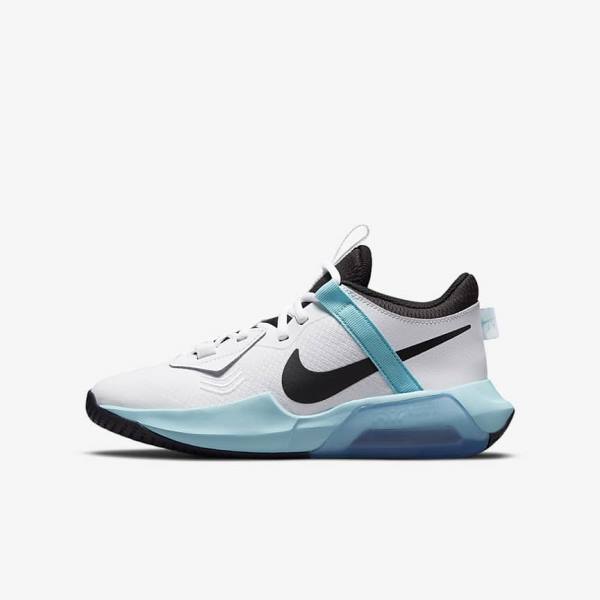 Nike Air Zoom Crossover Older Dječje Tenisice za košarku Bijele Crne | NK640MTZ