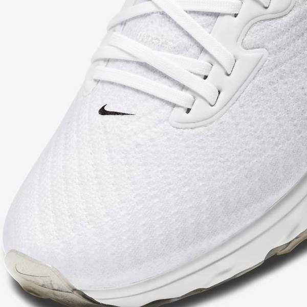 Nike Air Zoom Infinity Tour Muške Cipele za golf Bijele Platine Crne | NK835HJB