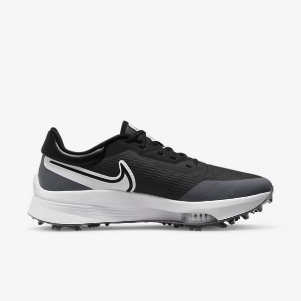 Nike Air Zoom Infinity Tour NEXT% Muške Cipele za golf Crne Sive Tirkizne Bijele | NK105RTY