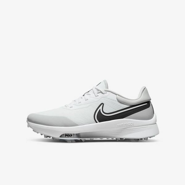 Nike Air Zoom Infinity Tour NEXT% Muške Cipele za golf Bijele Sive Tirkizne Crne | NK659UKH