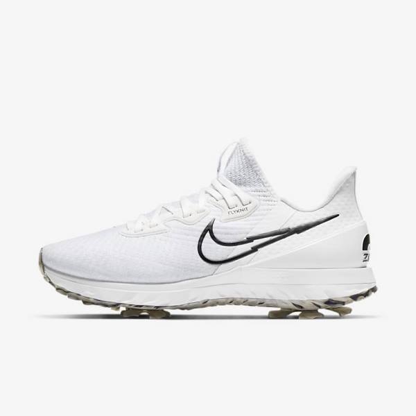 Nike Air Zoom Infinity Tour Ženske Cipele za golf Bijele Platine Crne | NK527ZRG