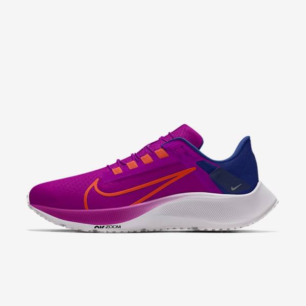 Nike Air Zoom Pegasus 38 By You Road Ženske Tenisice Za Trčanje Visebojne | NK632GAM