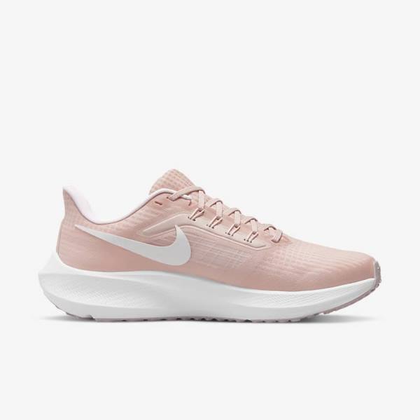 Nike Air Zoom Pegasus 39 Road Ženske Tenisice Za Trčanje Roze Svijetlo Roze Bijele | NK708QXG