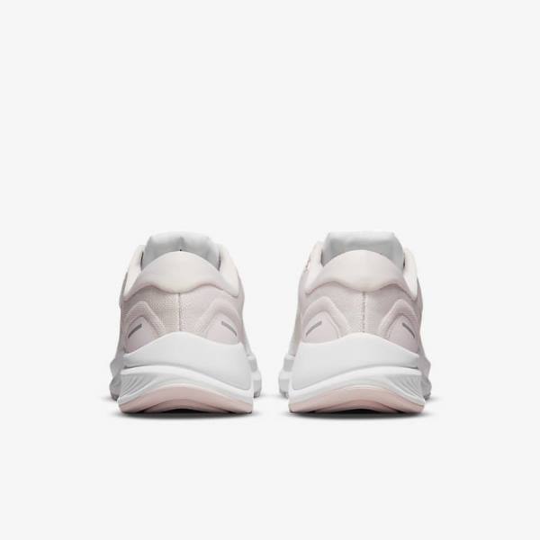 Nike Air Zoom Structure 24 Road Ženske Tenisice Za Trčanje Bijele Svijetlo Roze Sive Zelene | NK108NRT