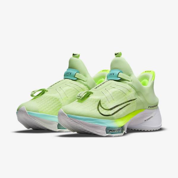 Nike Air Zoom Tempo NEXT% FlyEase Easy On-Off Road Ženske Tenisice Za Trčanje Tirkizne Crne | NK230NXV