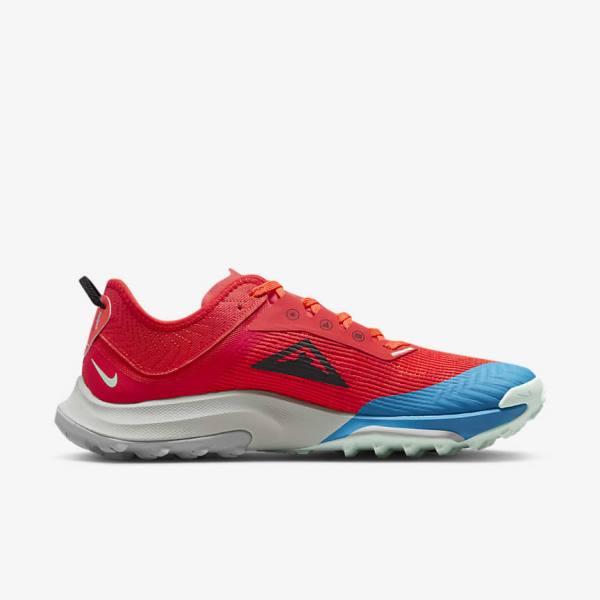 Nike Air Zoom Terra Kiger 8 Trail Muške Tenisice Za Trčanje Crvene Narančaste Plave Crne | NK127FAN