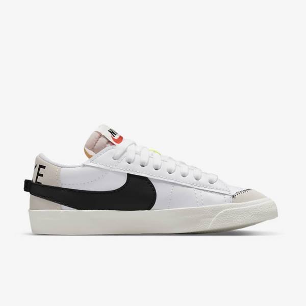 Nike Blazer Low 77 Jumbo Muške Tenisice Bijele Crne | NK493MAI