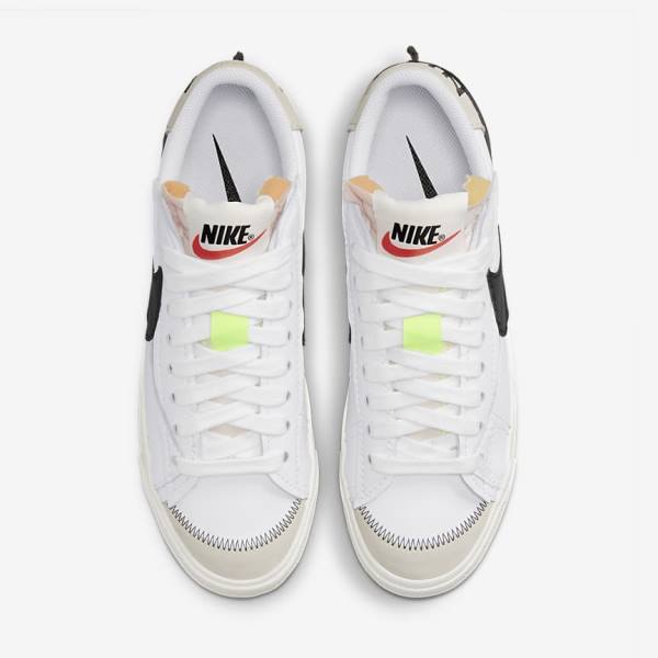 Nike Blazer Low 77 Jumbo Muške Tenisice Bijele Crne | NK493MAI