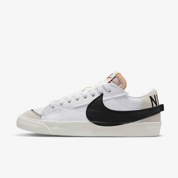 Nike Blazer Low 77 Jumbo Muške Tenisice Bijele Crne | NK493MAI