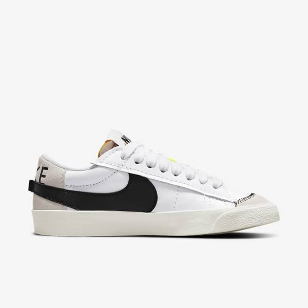 Nike Blazer Low 77 Jumbo Ženske Tenisice Bijele Crne | NK362RIY