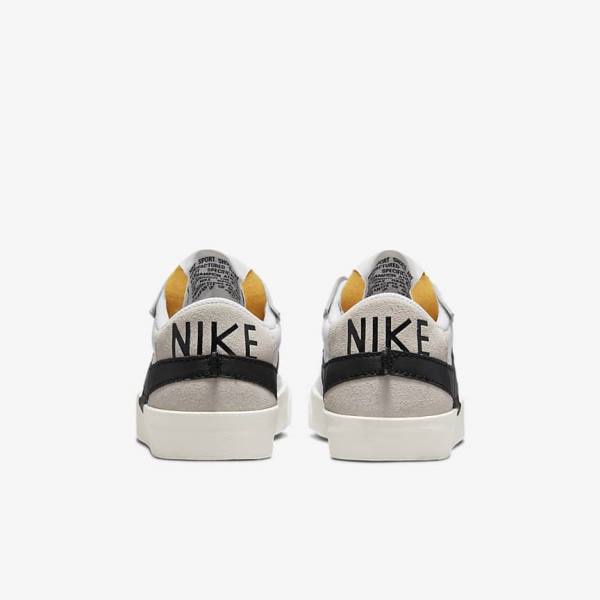 Nike Blazer Low 77 Jumbo Ženske Tenisice Bijele Crne | NK362RIY