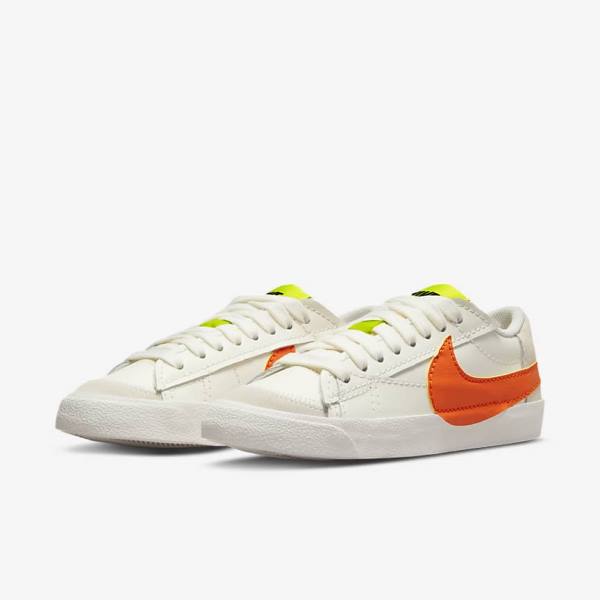 Nike Blazer Low 77 Jumbo Ženske Tenisice Zelene Narančaste | NK436GSQ