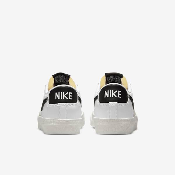 Nike Blazer Low 77 Ženske Tenisice Bijele Crne | NK461JUZ