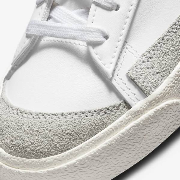 Nike Blazer Low 77 Ženske Tenisice Bijele Crne | NK461JUZ