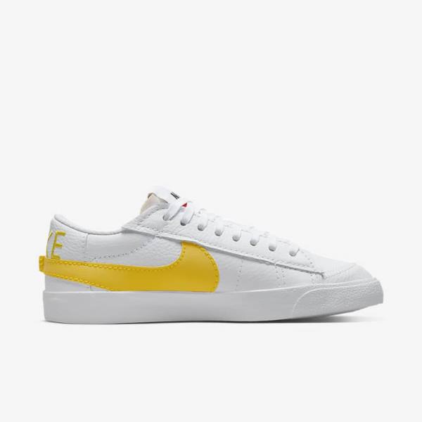 Nike Blazer Low Jumbo Muške Tenisice Bijele Crne Narančaste | NK512RND