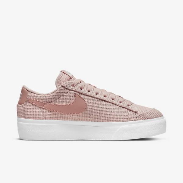 Nike Blazer Low Platform Ženske Tenisice Roze Bijele Roze Roze | NK038JMQ