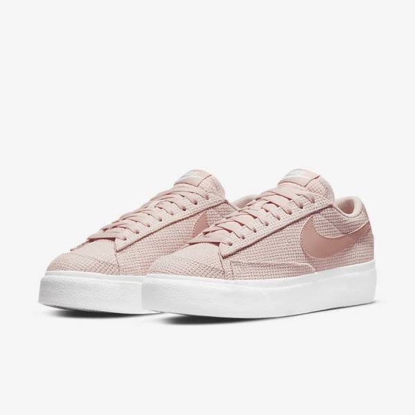 Nike Blazer Low Platform Ženske Tenisice Roze Bijele Roze Roze | NK038JMQ