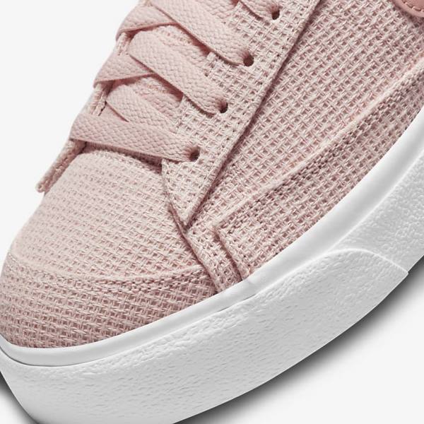 Nike Blazer Low Platform Ženske Tenisice Roze Bijele Roze Roze | NK038JMQ