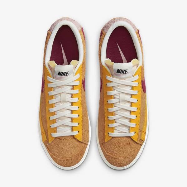 Nike Blazer Low Platform Ženske Tenisice Zlatne Roze Bordo | NK348RDV