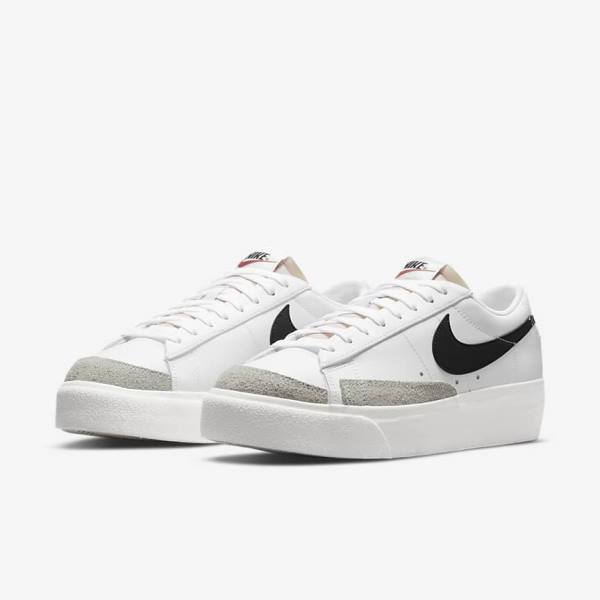 Nike Blazer Low Platform Ženske Tenisice Bijele | NK420XAI