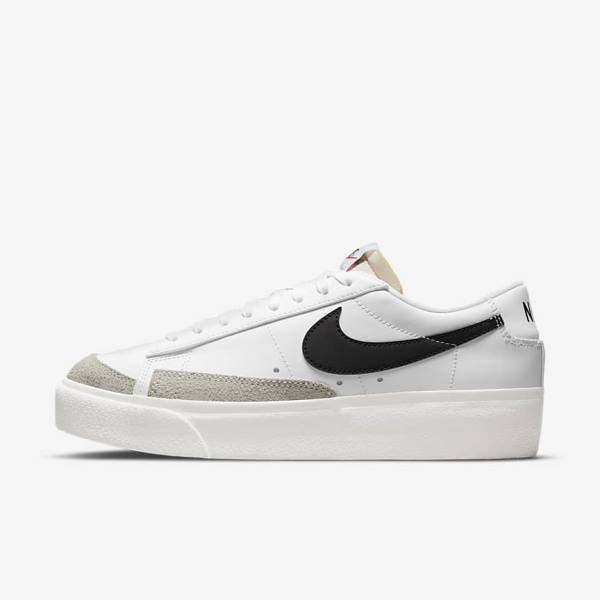 Nike Blazer Low Platform Ženske Tenisice Bijele | NK420XAI