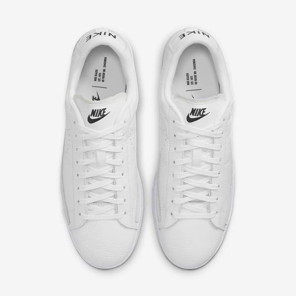 Nike Blazer Low X Muške Tenisice Bijele Svijetlo Smeđe Crne | NK374BDL