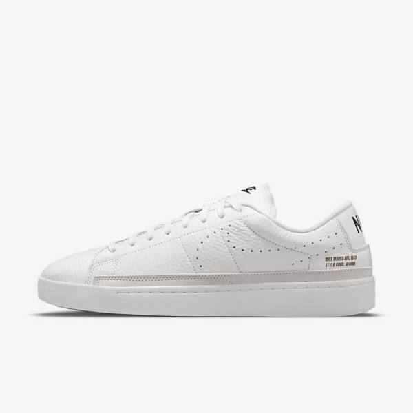 Nike Blazer Low X Muške Tenisice Bijele Svijetlo Smeđe Crne | NK374BDL