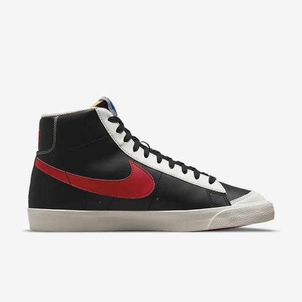 Nike Blazer Mid 77 EMB Muške Tenisice Crvene Crne | NK374NSU