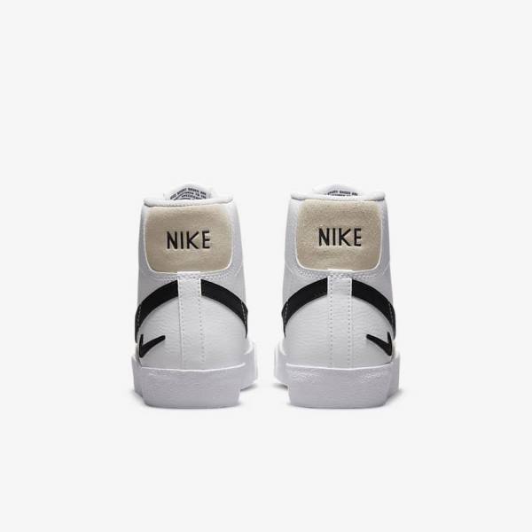 Nike Blazer Older Dječje Tenisice Bijele Crne | NK857OAZ