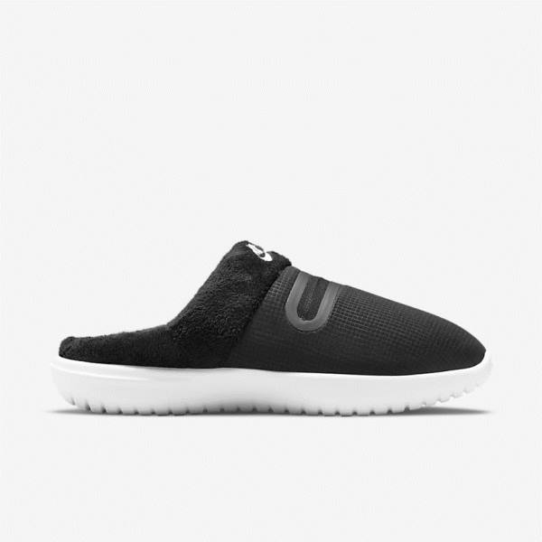 Nike Burrow Slipper Ženske Tenisice Crne Bijele | NK035HSM