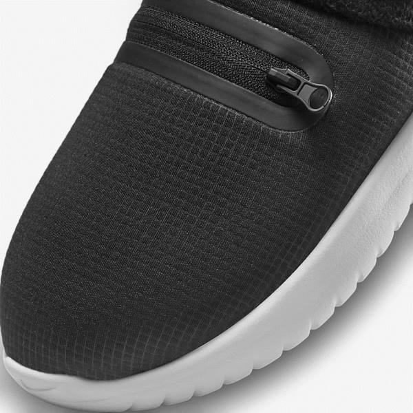 Nike Burrow Slipper Ženske Tenisice Crne Bijele | NK035HSM