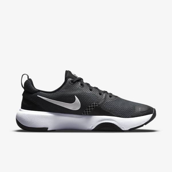 Nike City Rep TR Ženske Tenisice Za Trening Crne Tamno Sive Bijele | NK809XYM