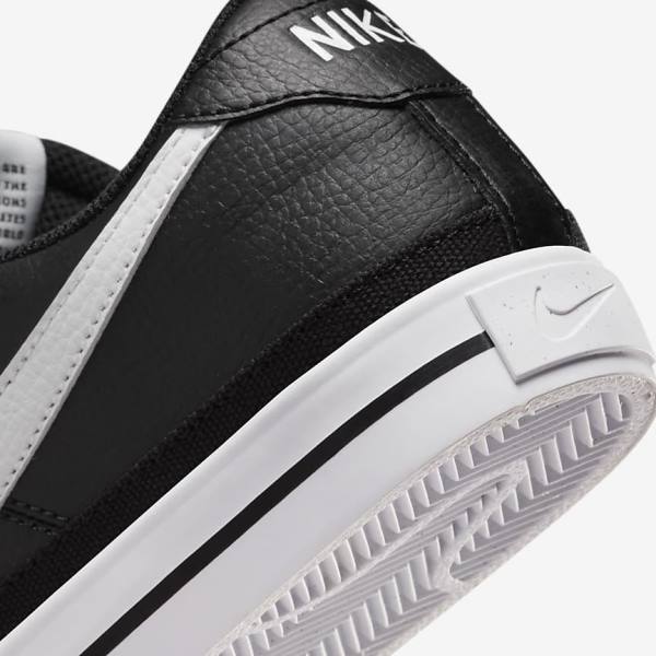 Nike Court Legacy Next Nature Ženske Tenisice Crne Narančaste Bijele | NK519HKS