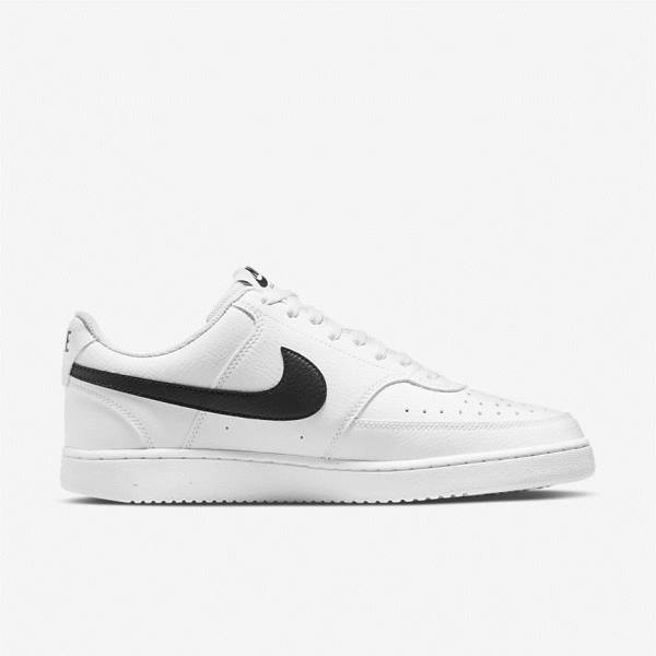 Nike Court Vision Low Next Nature Muške Tenisice Bijele Crne | NK682HXA