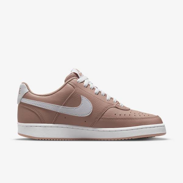 Nike Court Vision Low Next Nature Ženske Tenisice Roze Crne Bijele | NK756TRD