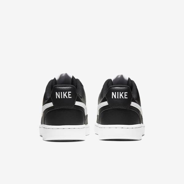 Nike Court Vision Low Ženske Tenisice Crne Bijele | NK819HIC