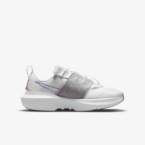 Nike Crater Impact Older Dječje Tenisice Bijele Sive Roze Ljubičaste | NK934YHN