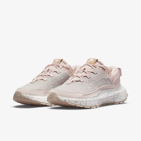 Nike Crater Remixa Ženske Tenisice Roze Bijele Krem | NK408VFY