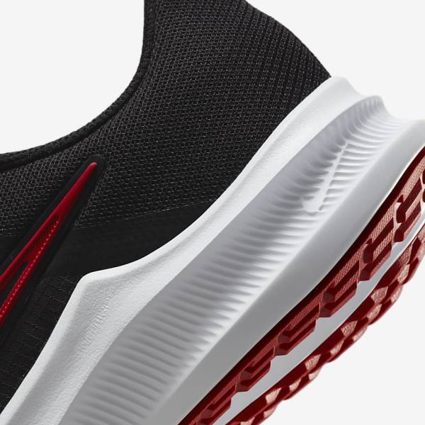 Nike Downshifter 11 Road Muške Tenisice Za Trčanje Crne Bijele Tamno Sive Crvene | NK698OHE