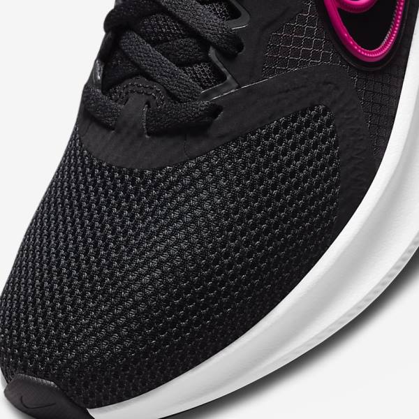 Nike Downshifter 11 Road Ženske Tenisice Za Trčanje Crne Tamno Sive Bijele | NK034KTA